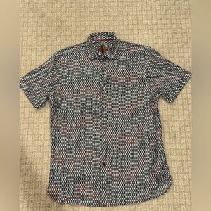 Men’s Luxury Italian Short Sleeve Knit Button Up